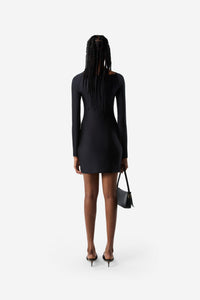 Twisted Cut-Out Jersey Dress